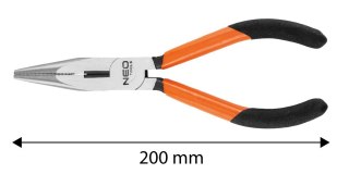 Szczypce wydłużone proste 200 mm 01-274
