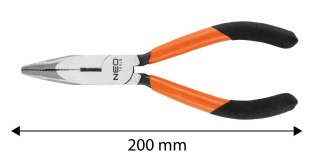 Szczypce wydłużone wygięte 200 mm 01-278