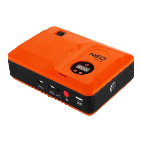 URZĄDZENIE ROZRUCHOWE NEO 11-997 "JUMPASTARTER", POWER BANK - 14AH, KOMPRESOR 3.5BAR, LATARKA URZĄDZENIE ROZRUCHOWE NEO 11-997 "JUMPASTARTER", POWER BANK - 14AH, KOMPRESOR 3.5BAR, LATARKA