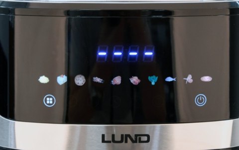 FRYTKOWNICA BEZTŁUSZCZOWA AIR FRYER FRYTOWNICA ZDROWE I SZYBKIE SMAŻENIE 1600 W 6,5 L CZARNA LUND
