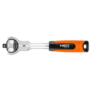 GRZECHOTKA 3/8" OBROTOWA GŁOWICA 72Z mechanizmem zapadkowym NEO TOOLS 08-543