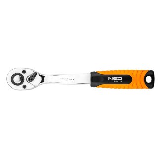 Grzechotka Treszczotka mechaniczna 1/2" 255 mm 72T Klucz Nasadowy NEO TOOLS 08-520