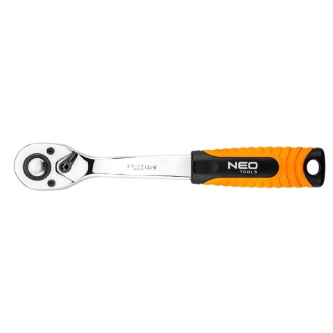 Grzechotka Treszczotka mechaniczna 1/2" 255 mm 72T Klucz Nasadowy NEO TOOLS 08-520