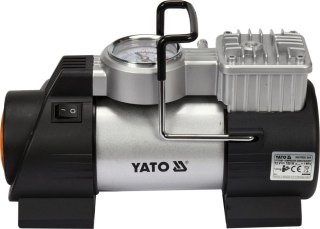 Kompresor pompka 12V na zapalniczkę samochodową ciśnienie do 10 bar szybkie i wygodne pompowanie YATO YT-73460