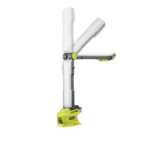 Lampa LED ONE + Akumulatorowa Składana Warsztatowa Oświetlenie Przenośne Korpus Solo Ryobi R18ALF-0 18V