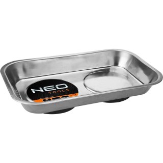MISKA MAGNETYCZNA, PROSTOKĄTNA 245 X 145 MM z trwałej stali nierdzewnej 11-614 NEO TOOLS