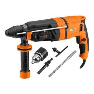 Młotowiertarka wiertarka udarowa 900W SDS + walizka udar 4 funkcje NEO TOOLS 04-723