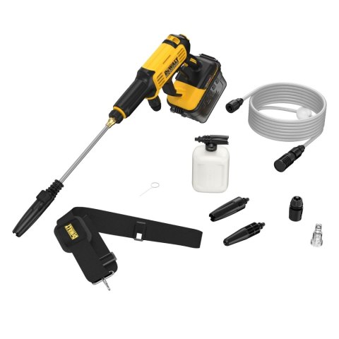 Myjka ciśnieniowa kompaktowa akumulatorowa 1000 PSI do szybkiego mycia auta i tarasu DEWALT DCMPW1000N-XJ