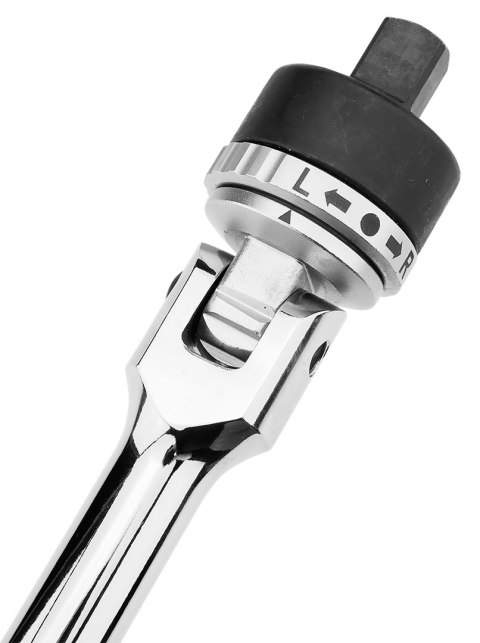 Pokrętło Przegubowe Łamane z Grzechotką wysoka wytrzymałość 1/2" 610 mm 180 stopni 08-947 NEO TOOLS
