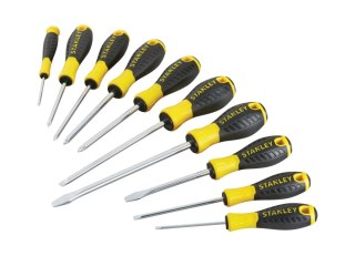 Zestaw 10 wkrętaków śrubokrętów Essential komplet uniwersalne Stanley STHT0-60211