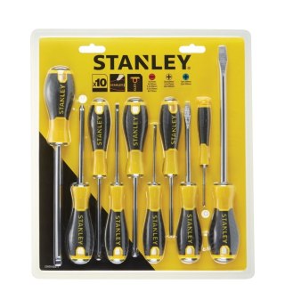 Zestaw 10 wkrętaków śrubokrętów Essential komplet uniwersalne Stanley STHT0-60211