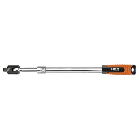 RĘKOJEŚĆ Z PRZEGUBEM TELESKOPOWA 1/2" 470- 620 MM z wytrzymałej stali chromowo-wanadowej 08-553 NEO TOOLS