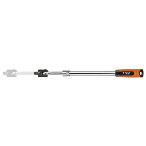 RĘKOJEŚĆ Z PRZEGUBEM TELESKOPOWA 1/2" 470- 620 MM z wytrzymałej stali chromowo-wanadowej 08-553 NEO TOOLS