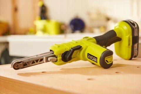 RYOBI AKUMULATOROWA PALCOWA SZLIFIERKA TAŚMOWA PILNIK TAŚMOWY R18PF-0 ONE+
