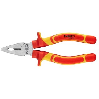 Szczypce uniwersalne 160 mm 1000v crv polerowane ręczne izolowane NEO TOOLS 01-220
