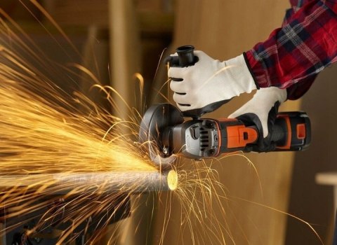 Szlifierka kątowa 18V 125mm M14 Black & Decker BCG720 + aku 4.0Ah