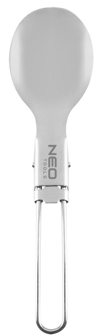 Sztućce turystyczne składane ze stali nierdzewnej 3 w 1 certyfikat LFGB 63-148 NEO TOOLS