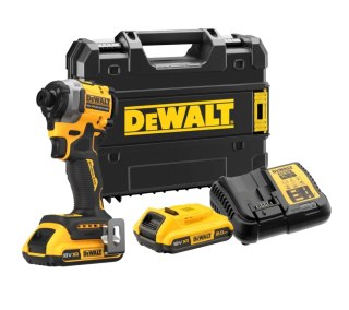 ZAKRĘTARKA UDAROWA 18V 2x2,0 Ah zestaw z walizką narzędzia akumulatorowe DEWALT DCF850D2T