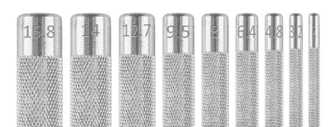 Zestaw 15 przebijaków do wycinania otworów średnica 2-22 mm etui NEO TOOLS