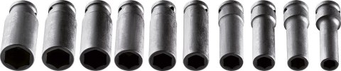 Zestaw Długich Nasadek Udarowych 10-24 mm - 10 sztuk 1/2 " NEO TOOLS 12-107