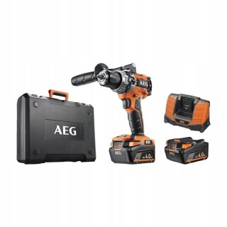 FR18-AV-2BL-402C Zestaw wiertarko-wkrętarka udarowa akumulatorowa 18V 60Nm + radio + akumulatory 2x4Ah AEG