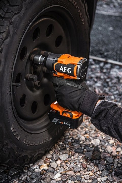 Klucz udarowy akumulatorowy 785 Nm z silnikiem bezszczotkowy mechaniczny 18V BSS18MTF12BL-0 AEG