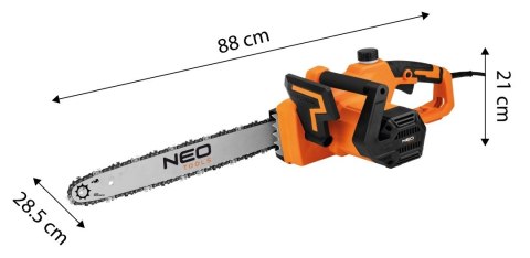 Pilarka piła łańcuchowa 2200 W prowadnica 457 mm gałęziówka do drewna NEO TOOLS 04-633