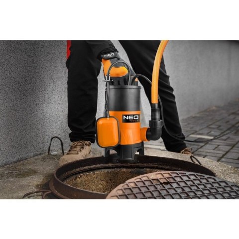 Pompa Zanurzeniowa Zatapialna do Wody Brudnej Czystej z Pływakiem 900W 04-746 NEO TOOLS