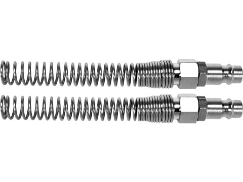 Szybkozłącze m ze spręzyną na wąż 6x10mm 2 sztuki