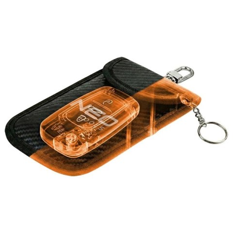 ETUI ANTYKRADZIEŻOWE NA KLUCZYKI SAMOCHODOWE KARTY KEYLESS KLATKA FARADAYA 11-476 NEO TOOLS