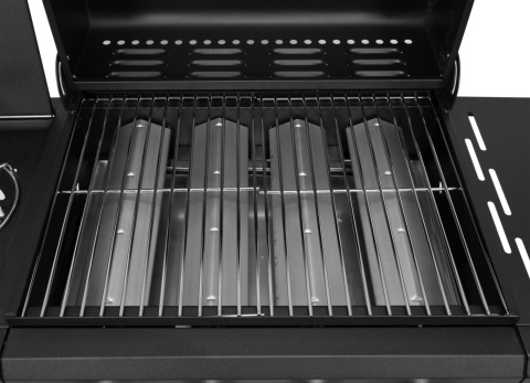 GRILL GAZOWY 5 PALNIKOWY 4+1 NA KÓŁKACH 14,4KW Z POKRYWĄ LUND 99647