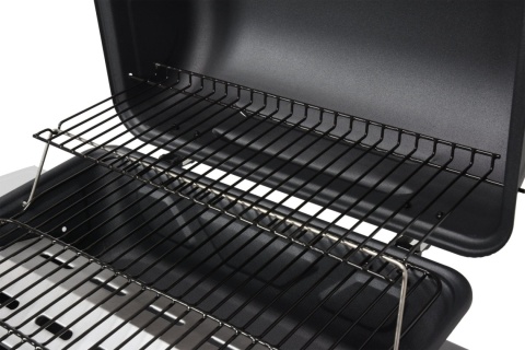 GRILL GAZOWY OGRODOWY 2+1 8 KW PALNIK BOCZNY STALOWY RUSZT LUND 99645
