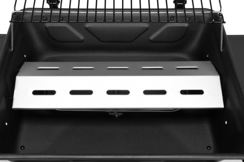 GRILL GAZOWY OGRODOWY 2+1 8 KW PALNIK BOCZNY STALOWY RUSZT LUND 99645