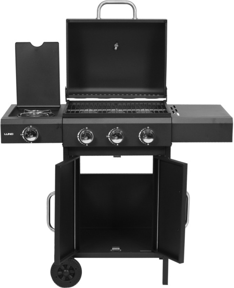 GRILL GAZOWY OGRODOWY 3+1 11,6KW Z TERMOMETREM LUND 99646