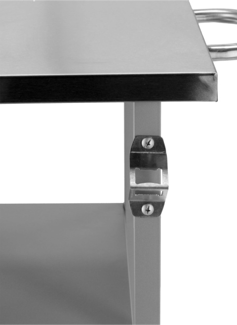 GRILL GAZOWY OGRODOWY 5,5KW DWUPALNIKOWY Z POKRYWĄ STAL NIERDZEWNA LUND 99658