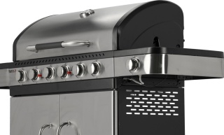 GRILL GAZOWY OGRODOWY ZUSHI 6 + 1 20,2KW Z POKRYWĄ SZAFKĄ PALNIK BOCZNY YATO