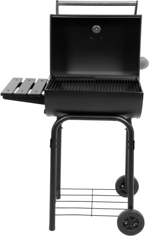GRILL OGRODOWY WĘGLOWY Z POKRYWĄ, RUSZT 47X34CM LUND 99902