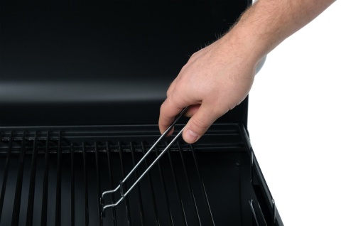 GRILL OGRODOWY WĘGLOWY Z POKRYWĄ, RUSZT 47X34CM LUND 99902