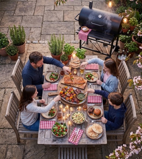 GRILL WĘGLOWY POKRYWA POPIELNIK OGRODOWY DUŻY 71X35CM DUŻY LUND 99900