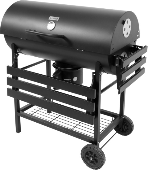 GRILL WĘGLOWY POKRYWA POPIELNIK OGRODOWY DUŻY 71X35CM DUŻY LUND 99900