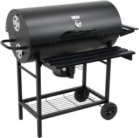 GRILL WĘGLOWY POKRYWA POPIELNIK OGRODOWY DUŻY 71X35CM DUŻY LUND 99900