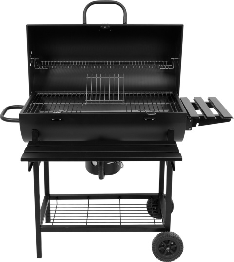 GRILL WĘGLOWY POKRYWA POPIELNIK OGRODOWY DUŻY 71X35CM DUŻY LUND 99900