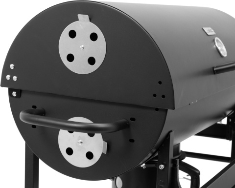 GRILL WĘGLOWY POKRYWA POPIELNIK OGRODOWY DUŻY 71X35CM DUŻY LUND 99900