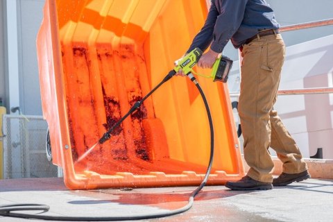 MYJKA CIŚNIENIOWA AKUMULATOROWA PISTOLET LANCA WĄŻ 6 m ONE+ RYOBI RY18PW22A-0