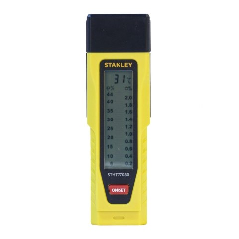 Miernik wilgoci z wyświetlaczem LCD zasilanie na baterie Stanley 0-77-030