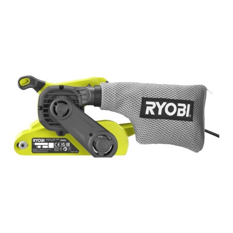 Sieciowa szlifierka taśmowa wydajny silnik o mocy 800 W możliwość regulacji RBS800 RYOBI