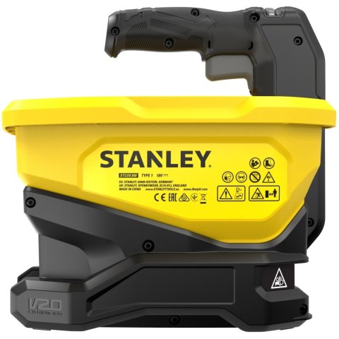 Siewnik rozsiewacz akumulatorowy do trawy nawozu STANLEY STCOE300B V20 18V