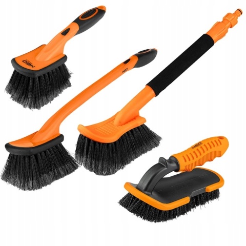 Zestaw szczotek do mycia czyszczenia detailingu NEO TOOLS