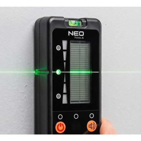 Detektor wiązki laserowej NEO TOOLS 75-151 zasięg 50m IP54 dokładność 1.5mm odbiornik lasera 10K dla profesjonalistów