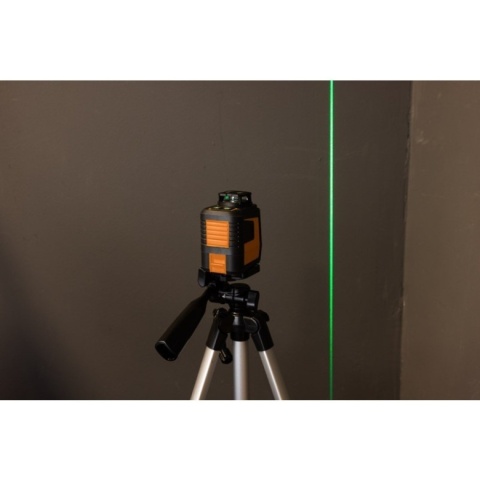 Laser krzyżowy płaszczyznowy zielony 360 NEO TOOLS 75-144 5 linii 20m akumulatorowy uchwyt magnetyczny etui zestaw PROFI